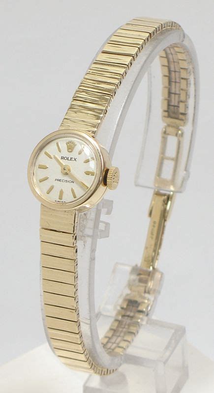 rolex precision 9ct gold 1960|vintage Rolex precision lady's watch.